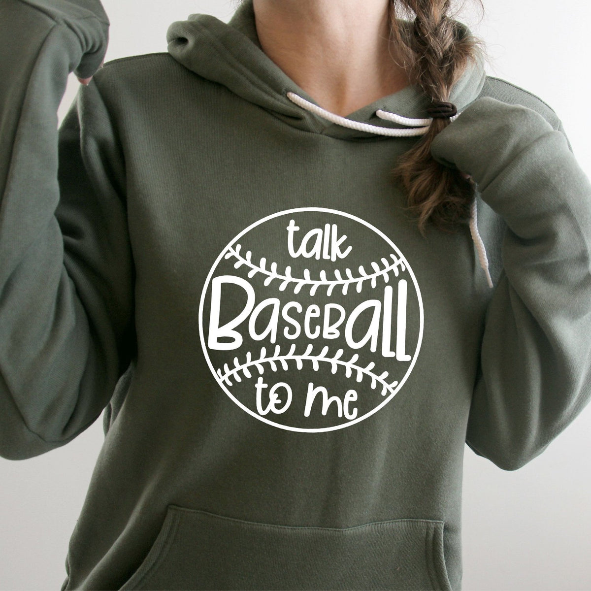 Talk Baseball To Me - Hoodie Sweatshirt