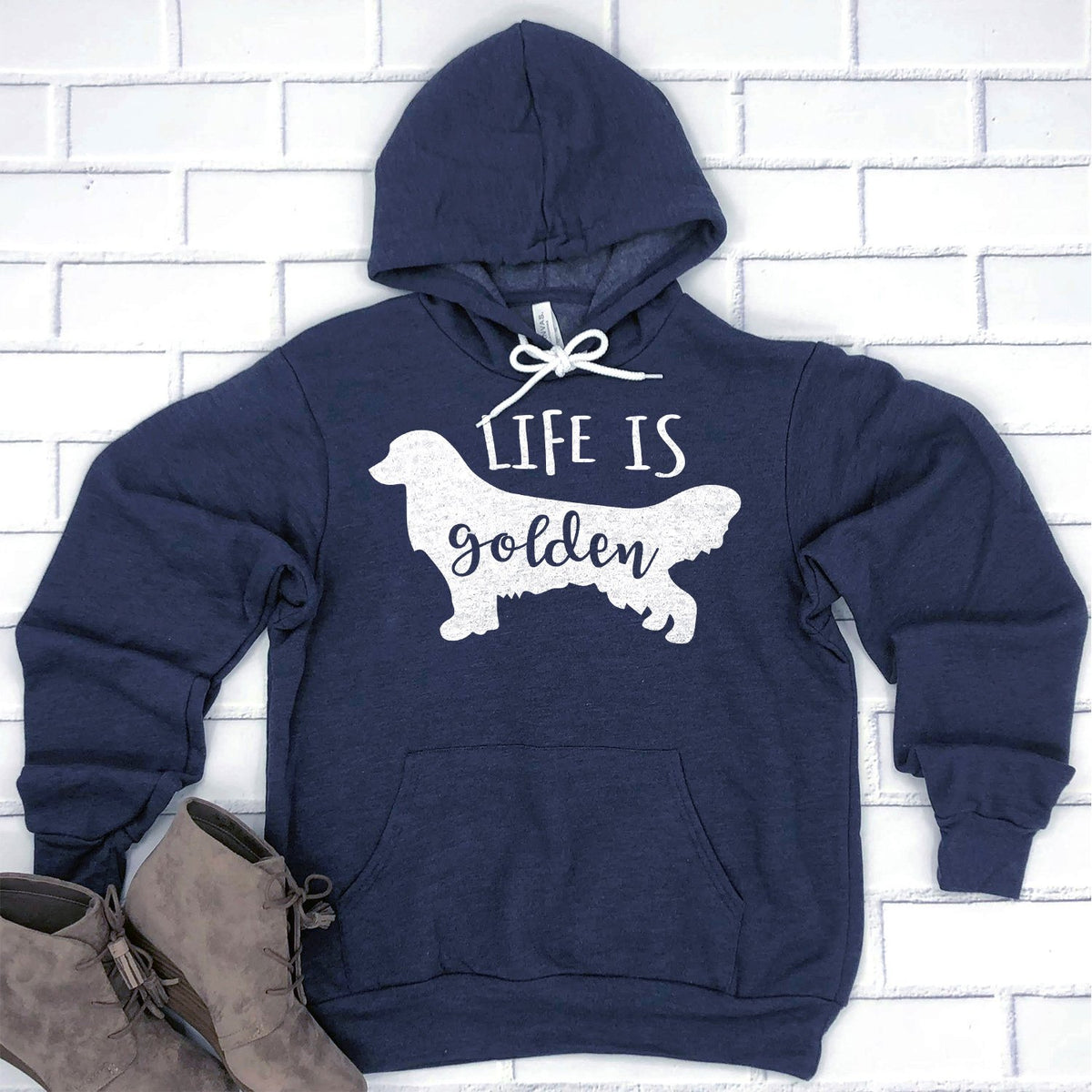 Life is Golden Retriever - Hoodie Sweatshirt