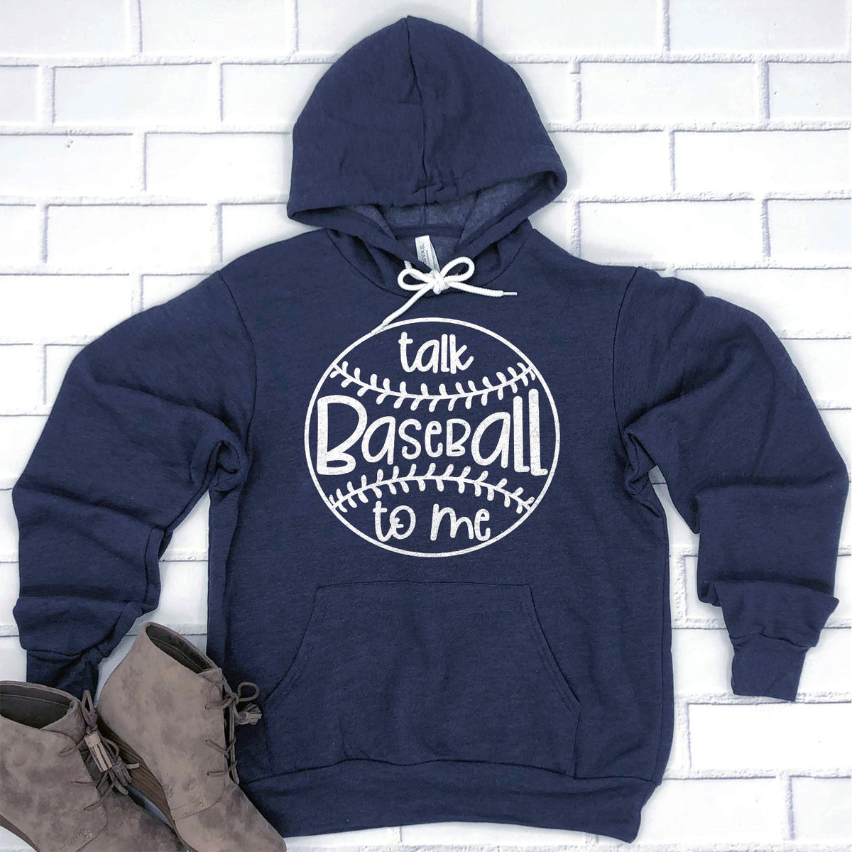 Talk Baseball To Me - Hoodie Sweatshirt