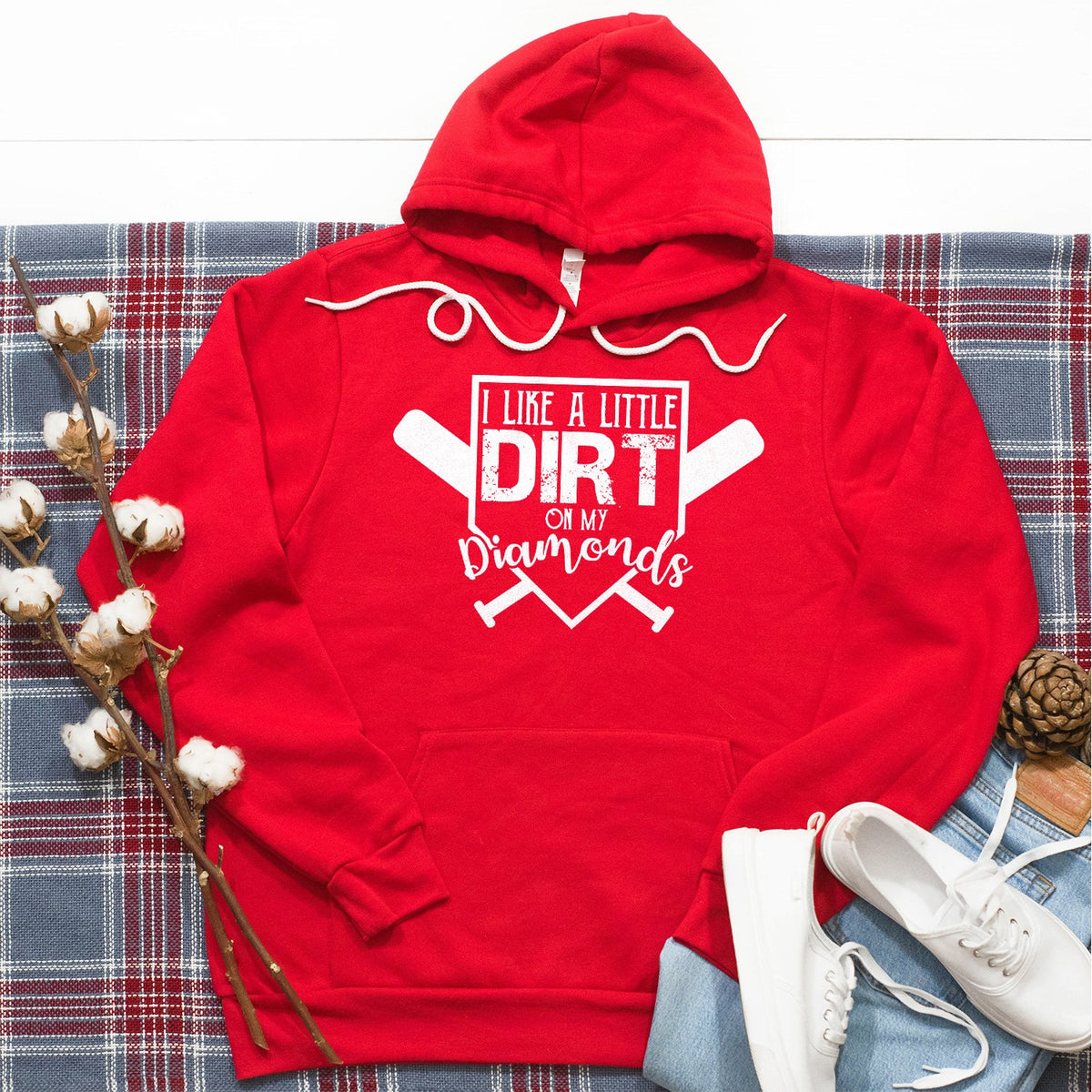 I Like A Little Dirt On My Diamonds - Hoodie Sweatshirt