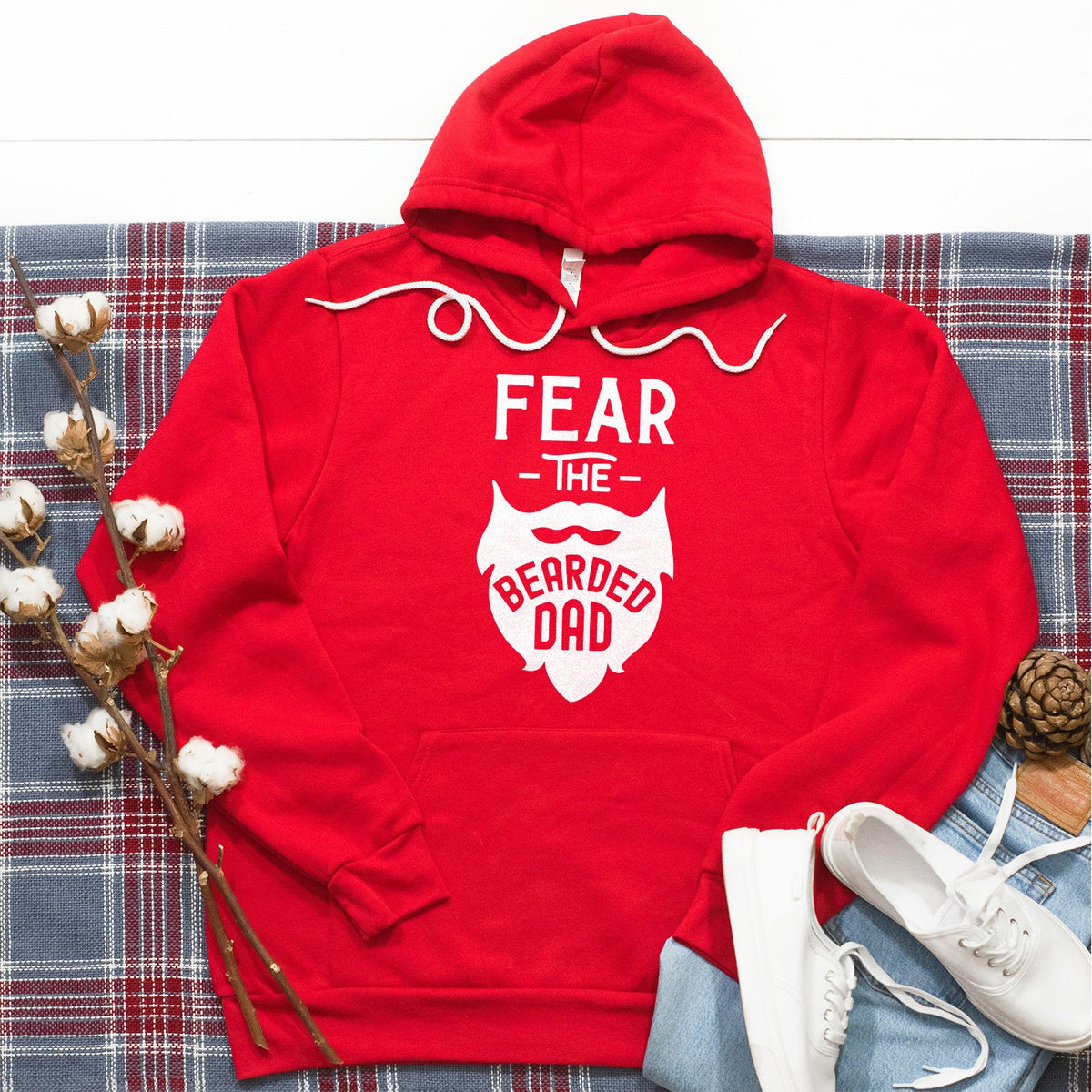 Fear The Bearded Dad - Hoodie Sweatshirt