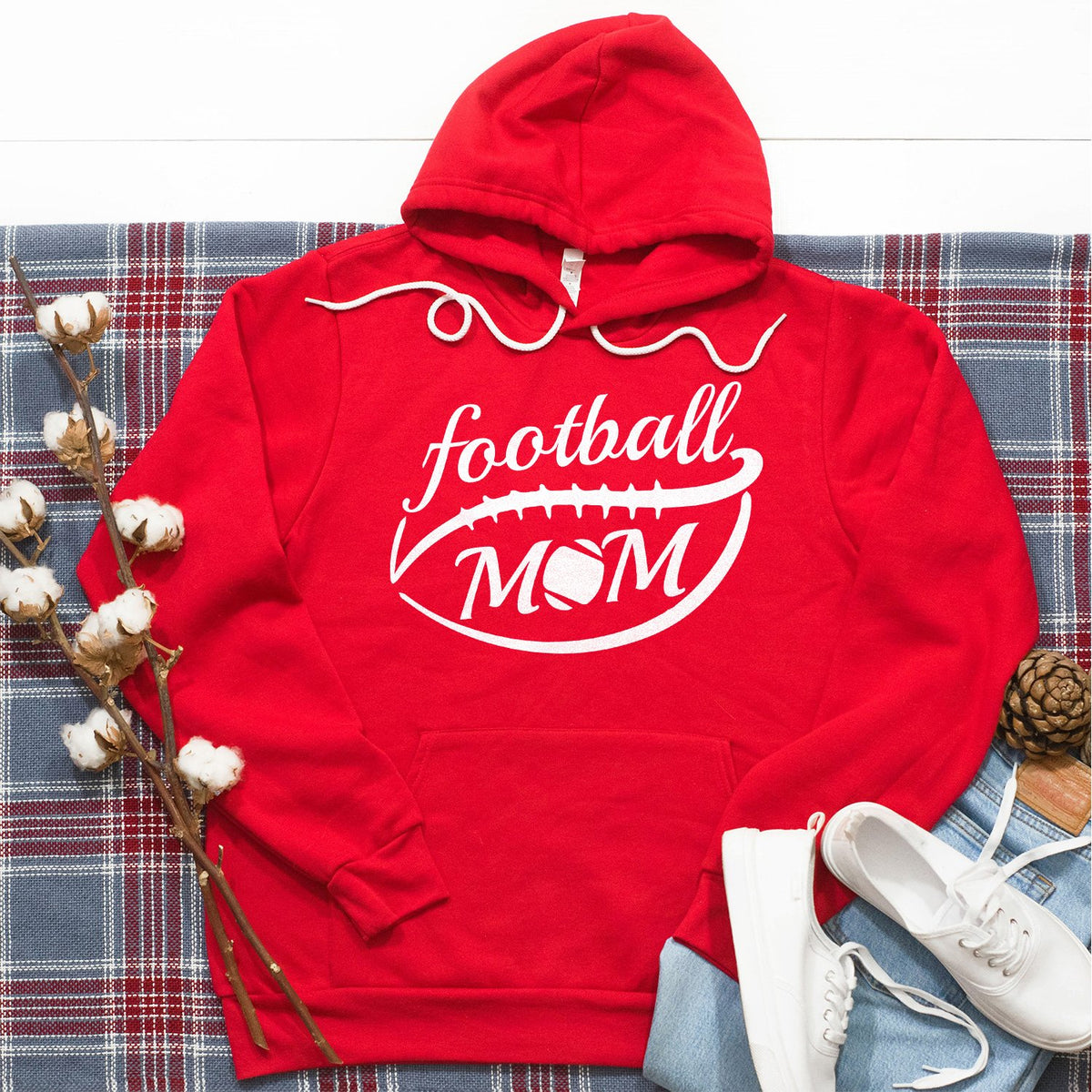 Football Mom - Hoodie Sweatshirt