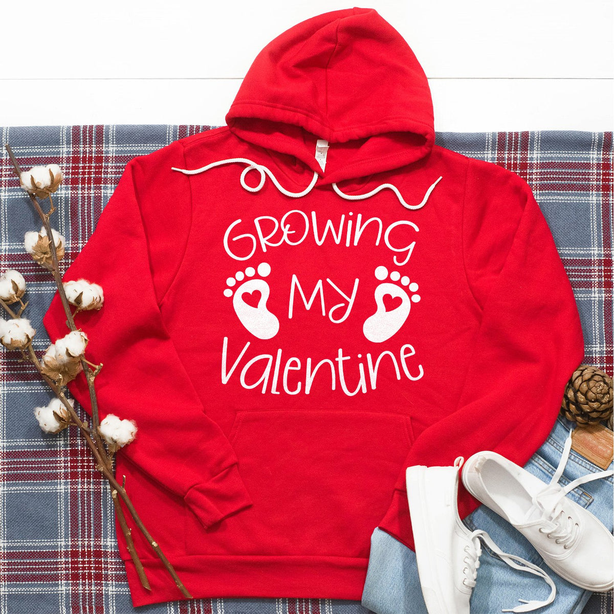 Growing My Valentine - Hoodie Sweatshirt