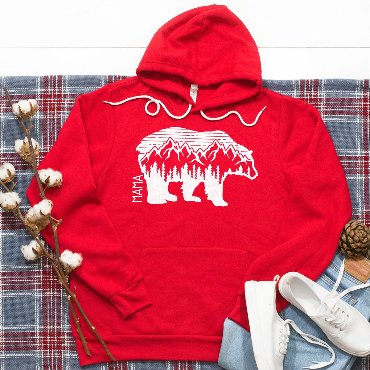 Mama Bear Adventure - Hoodie Sweatshirt