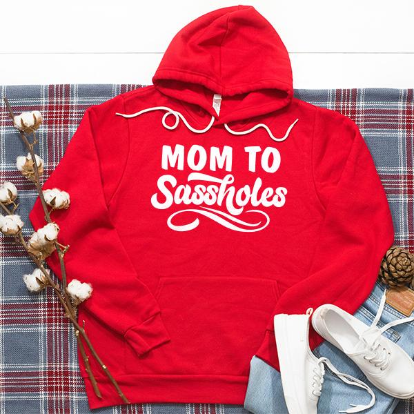 Mom To Sassholes - Hoodie Sweatshirt