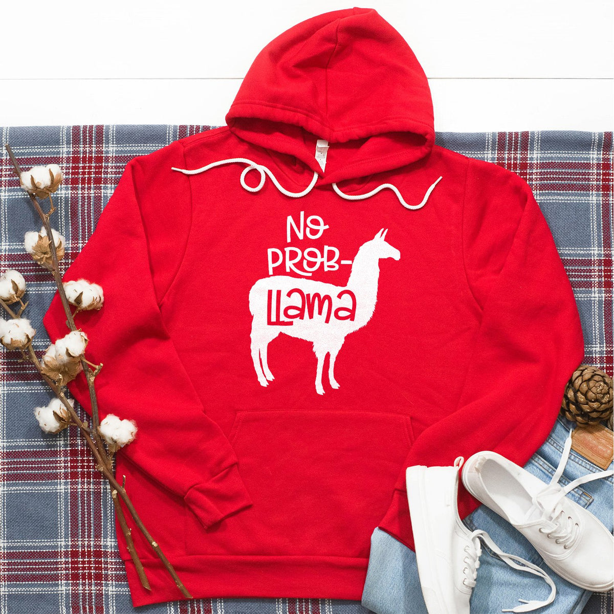 No Problem Llama - Hoodie Sweatshirt