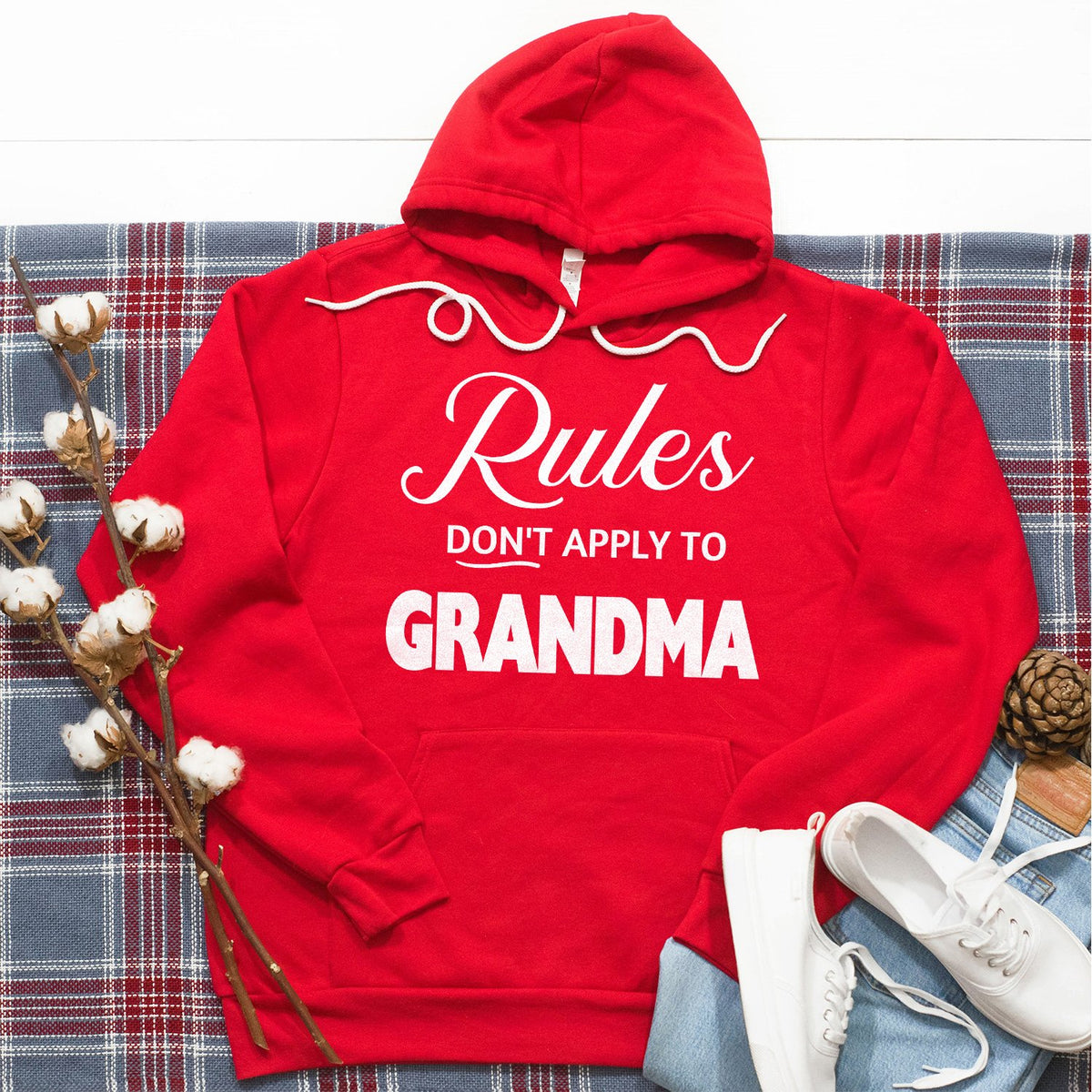Rules Don&#39;t Apply To Grandma - Hoodie Sweatshirt