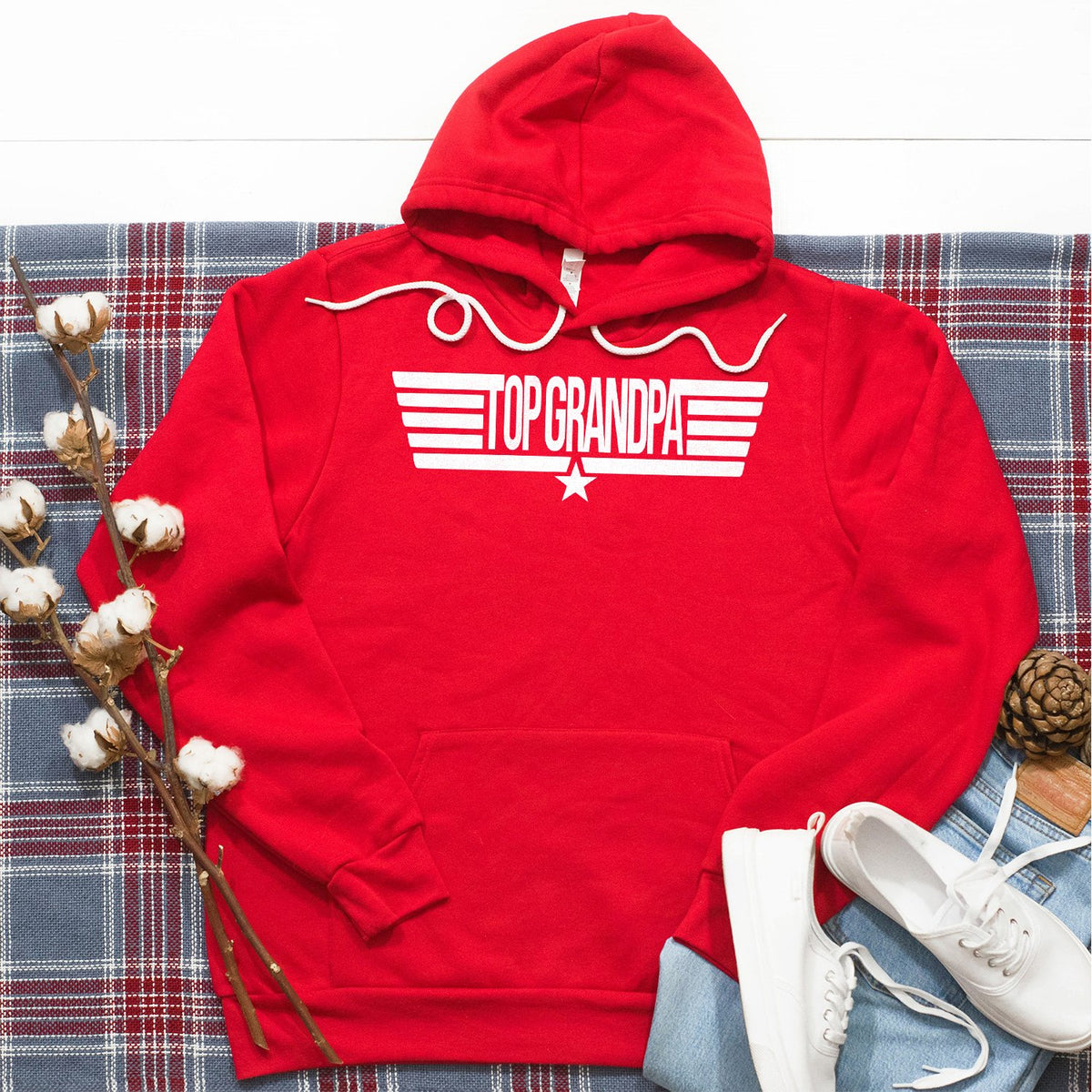 Top Grandpa - Hoodie Sweatshirt
