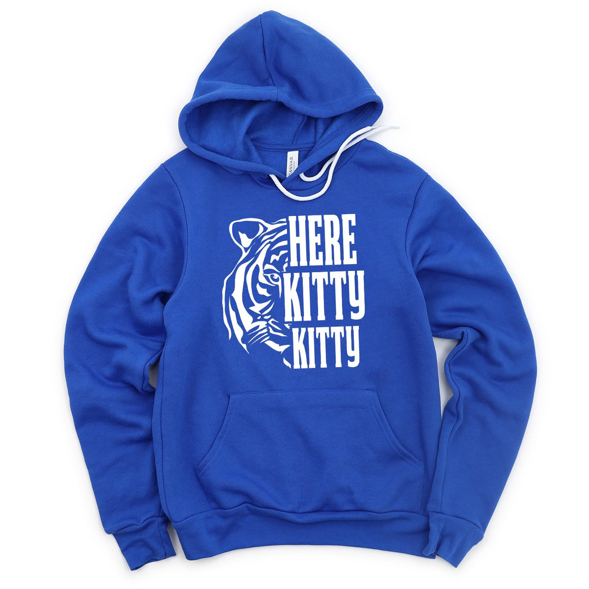 Here Kitty Kitty with Tiger - Hoodie Sweatshirt