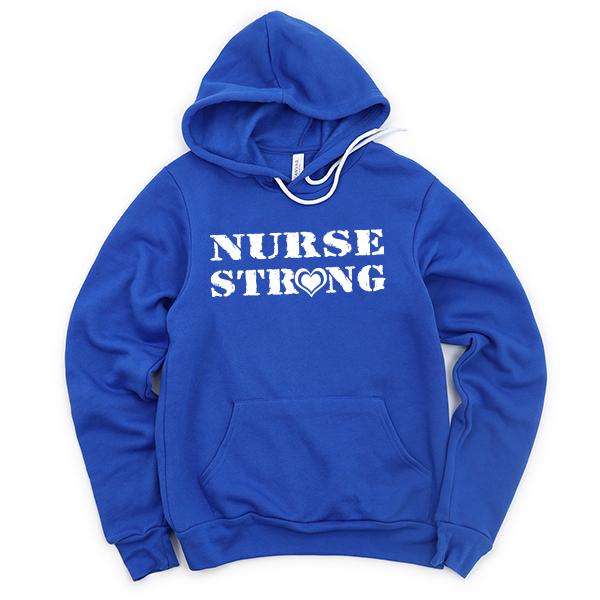 Nurse Strong Heart - Hoodie Sweatshirt