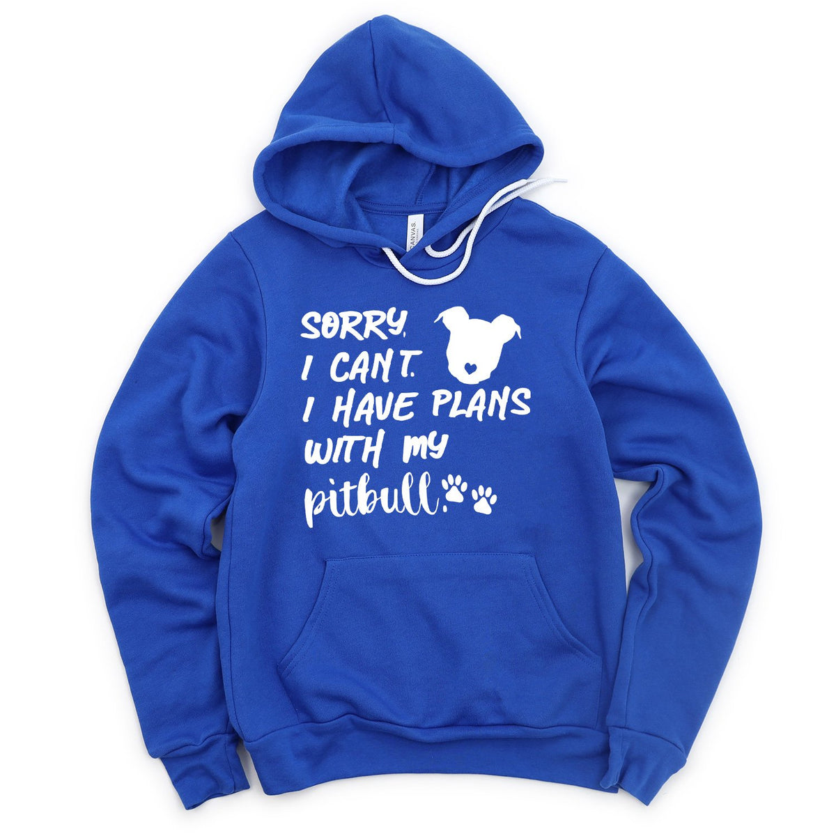 Sorry I Can&#39;t I Have Plans with My Pitbull - Hoodie Sweatshirt