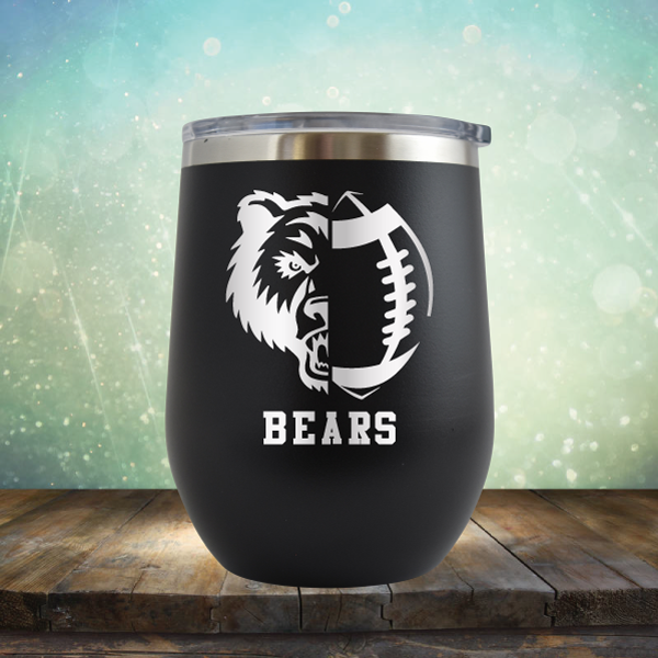 Bears Football - Stemless Wine Cup