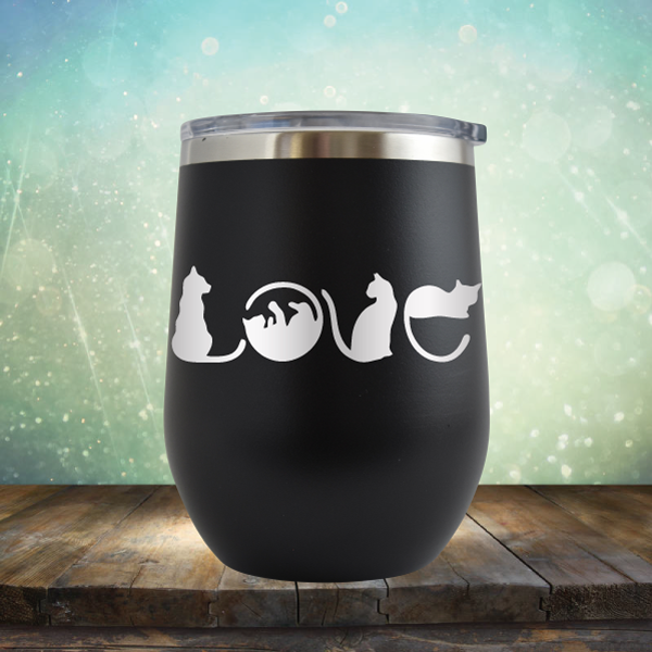 Cat Love - Stemless Wine Cup
