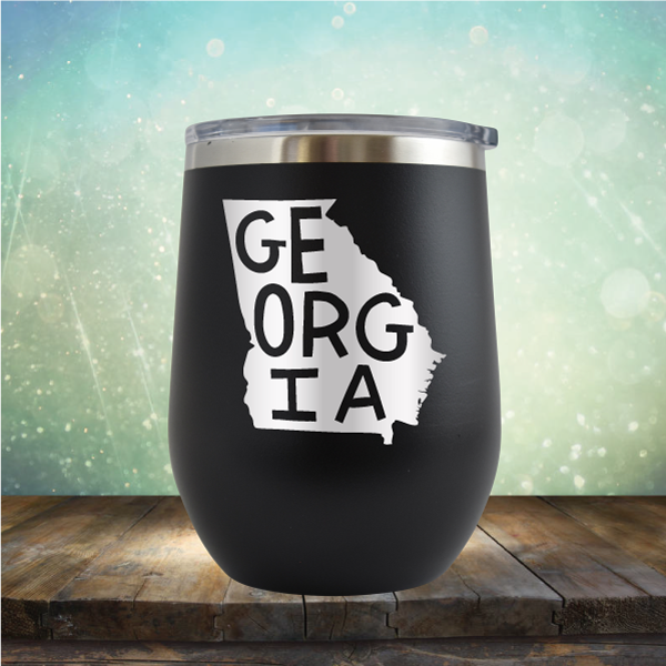 Georgia Outlines - Stemless Wine Cup