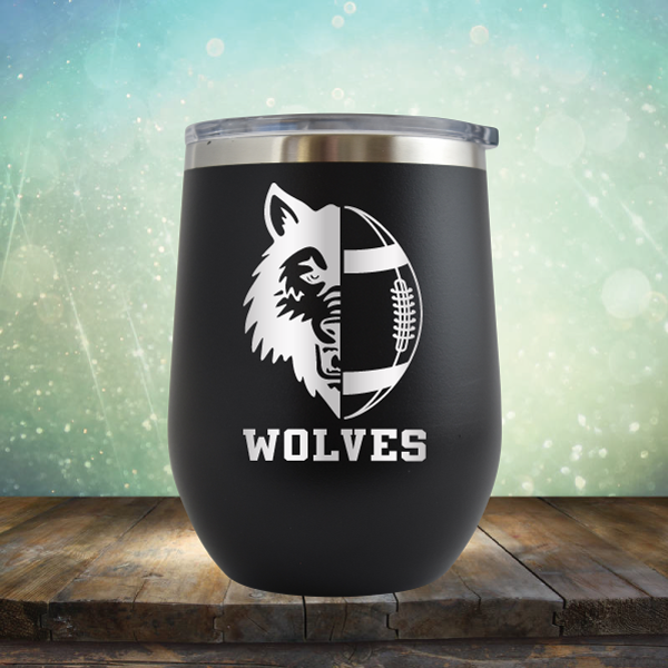 Wolves Football - Stemless Wine Cup