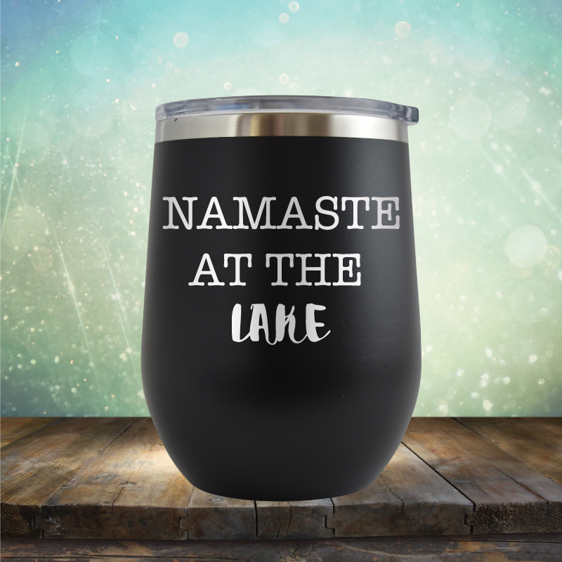 Namaste at the Lake - Stemless Wine Cup