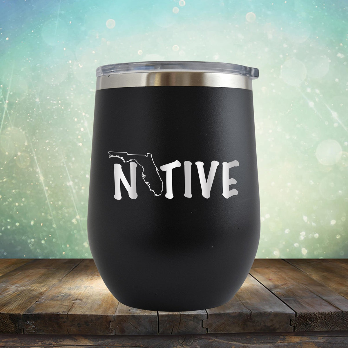 Florida Native Map - Stemless Wine Cup