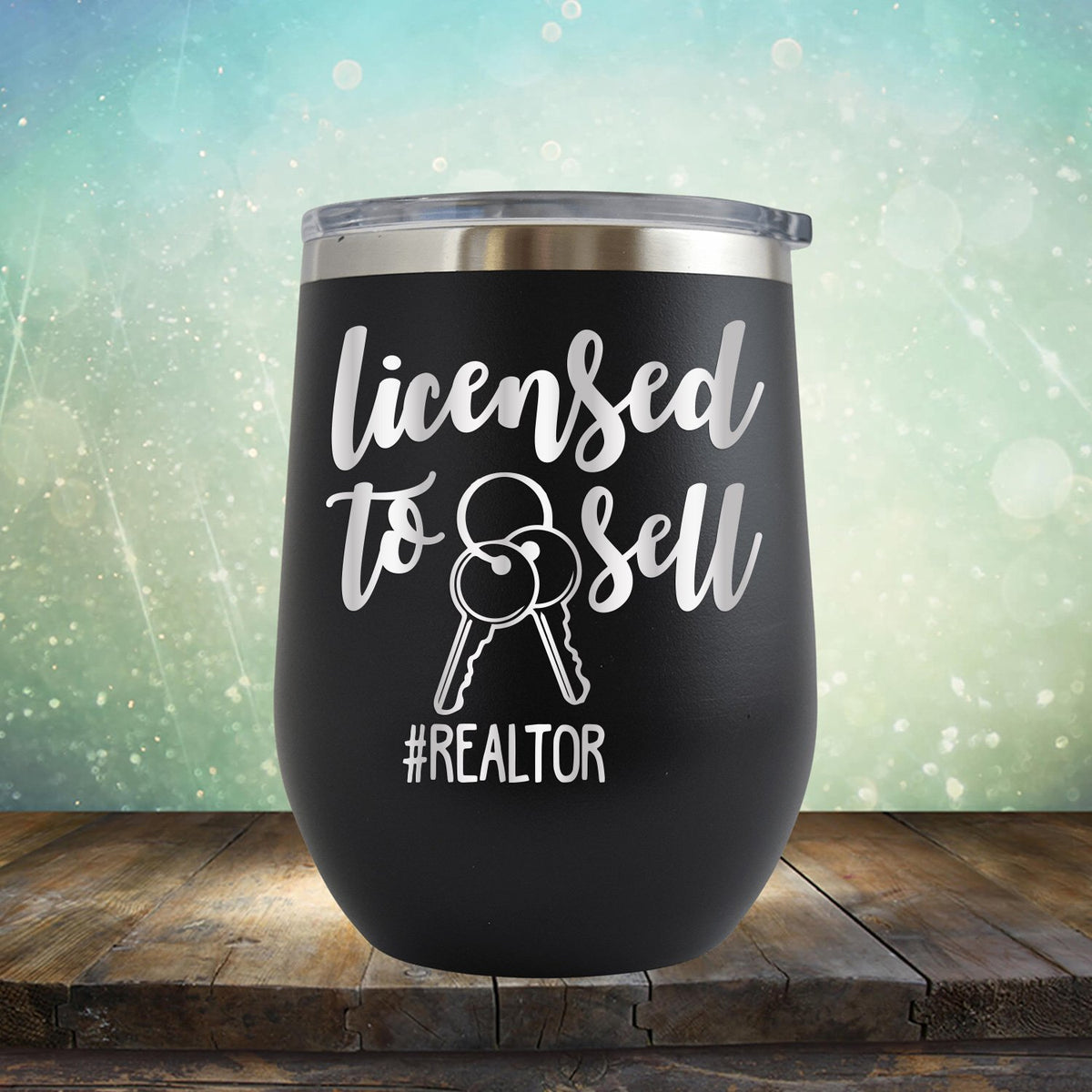 Licensed To Sell - Stemless Wine Cup