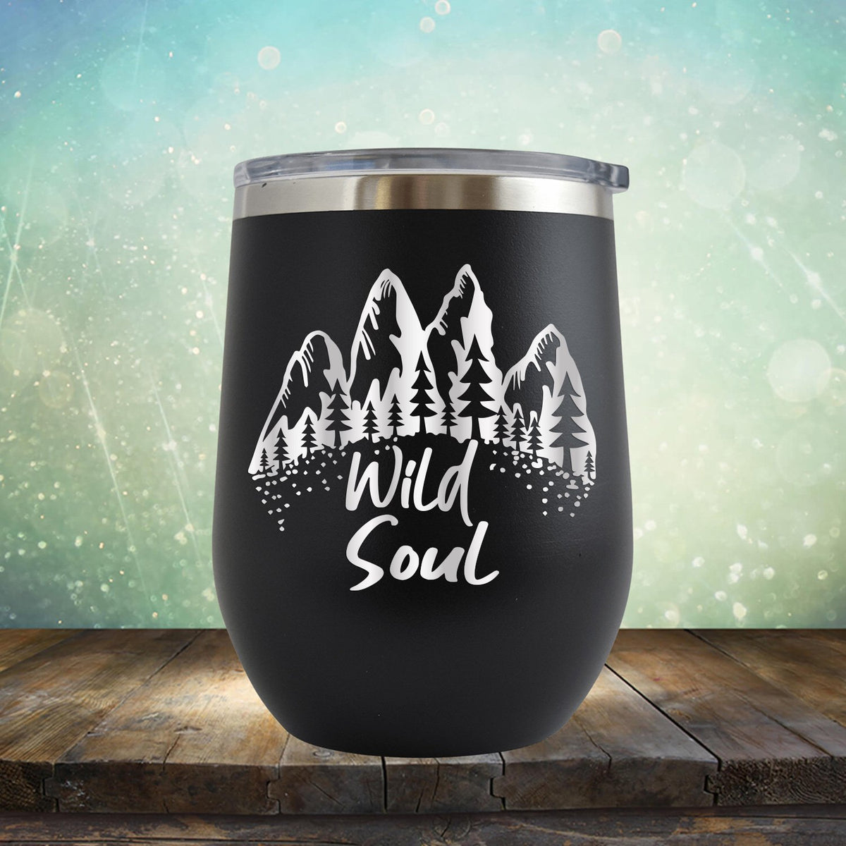 Mountain Wild Soul - Stemless Wine Cup