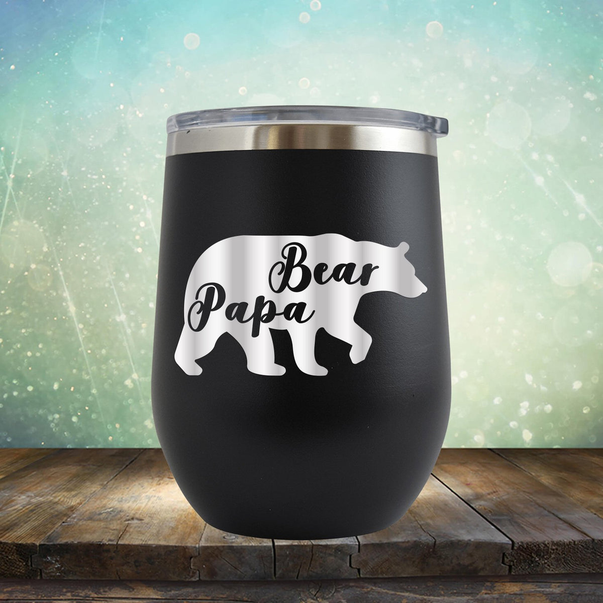 Papa Bear - Stemless Wine Cup