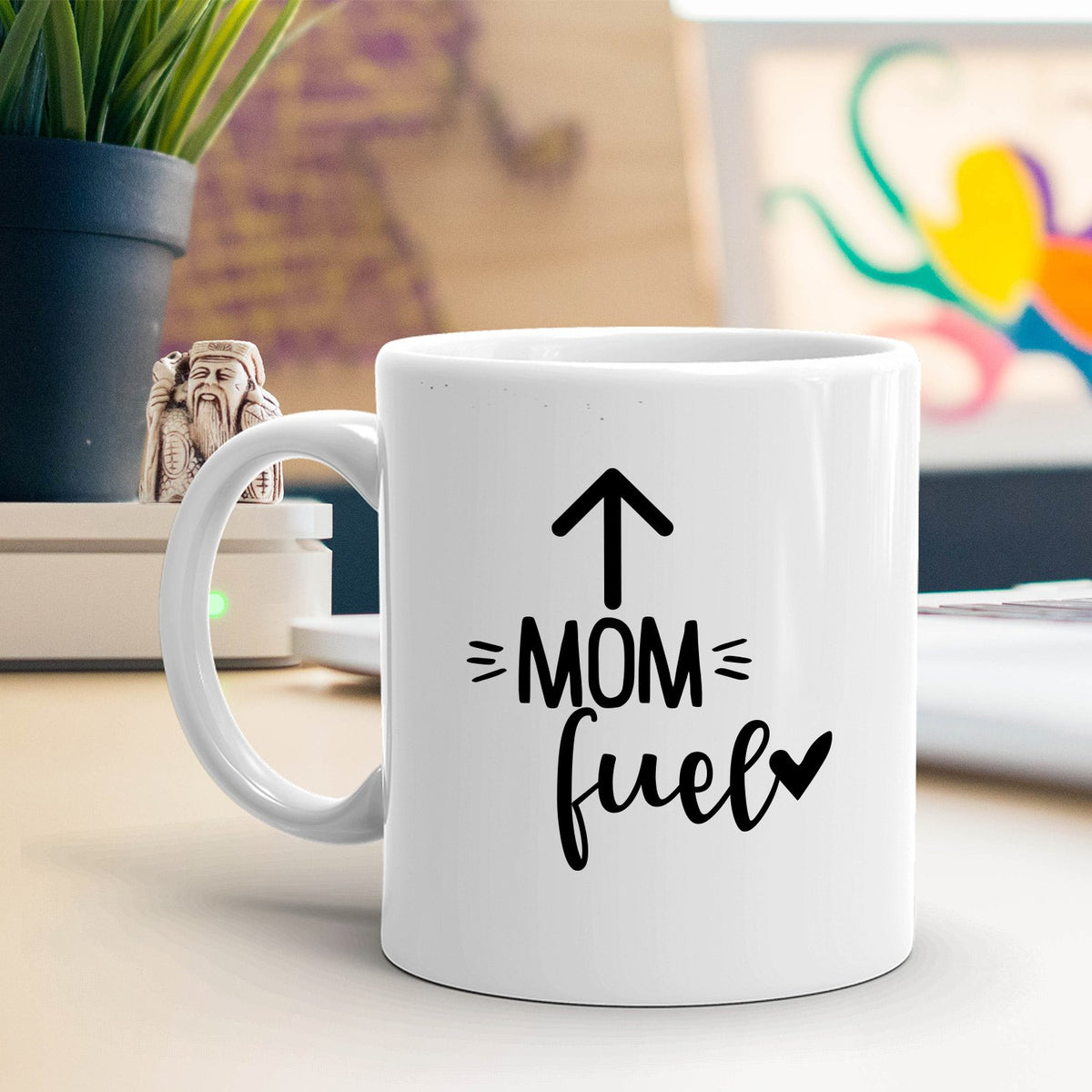 Mom Fuel - Ceramic Coffee Mug