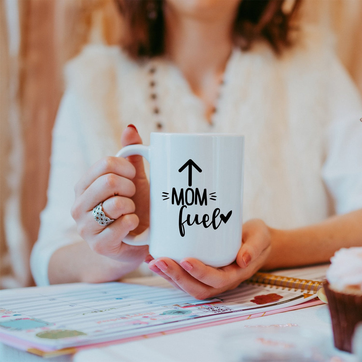 Mom Fuel - Ceramic Coffee Mug