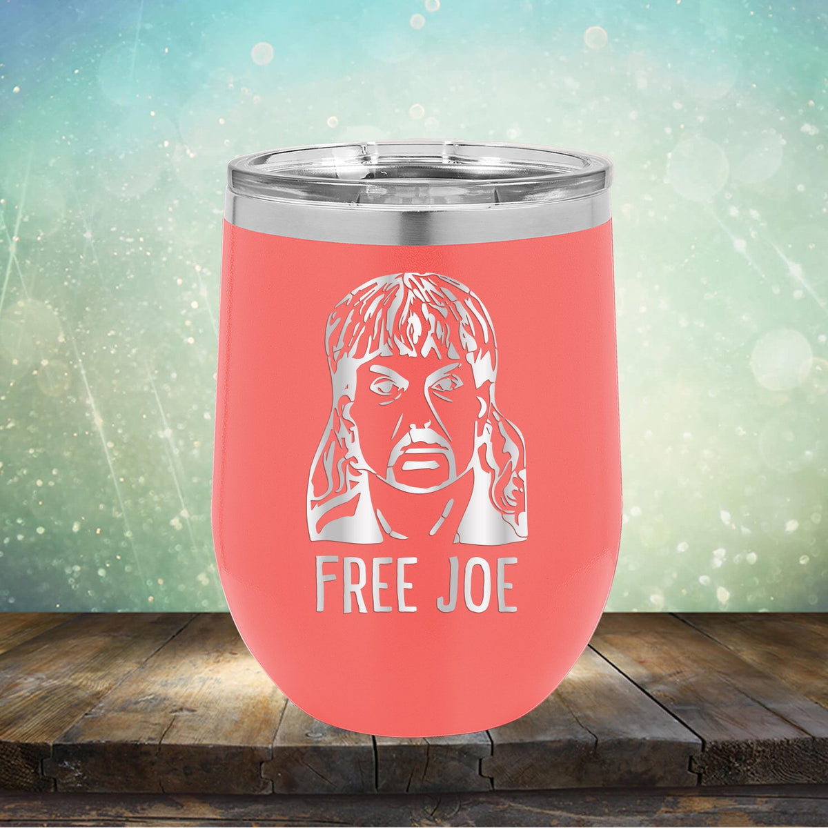 Free Joe Exotic The Tiger King - Stemless Wine Cup