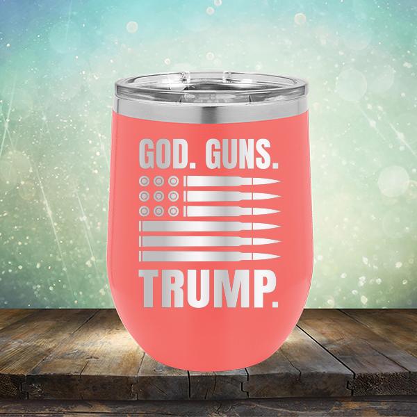 God Guns and Trump - Stemless Wine Cup