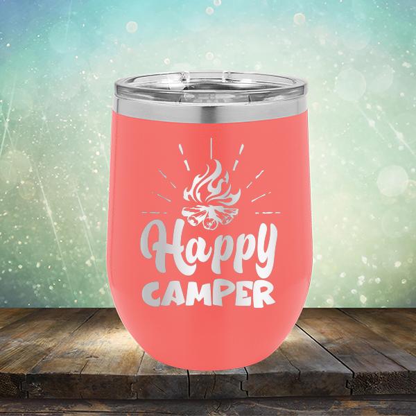 Happy Camper - Stemless Wine Cup