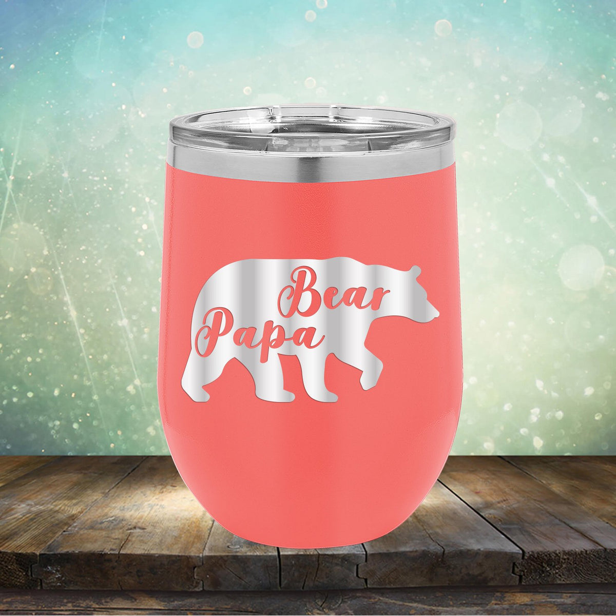 Papa Bear - Stemless Wine Cup