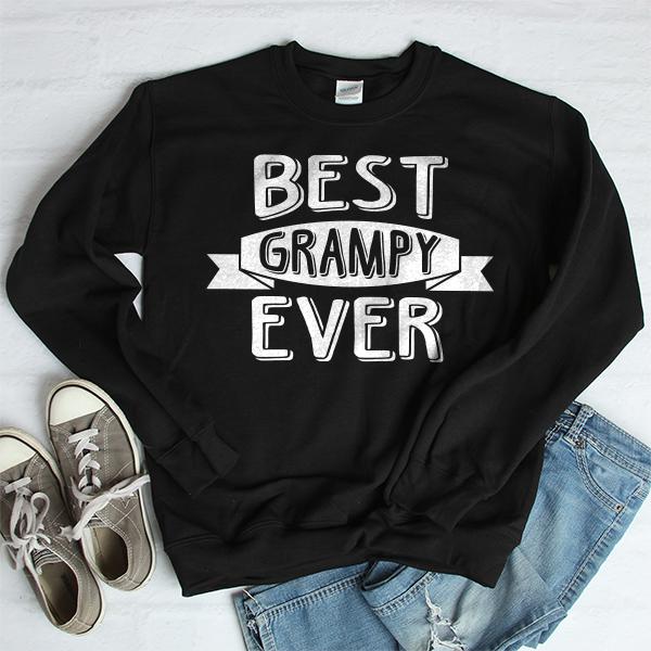 Best Grampy Ever - Long Sleeve Heavy Crewneck Sweatshirt