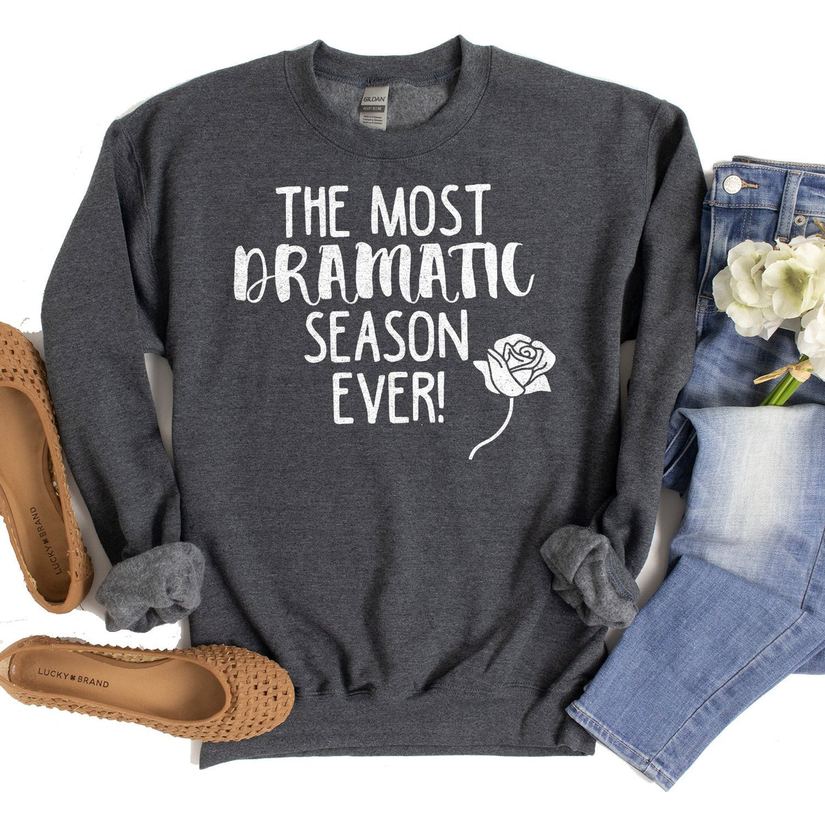 The Most Dramatic Season Ever The Bachelor - Long Sleeve Heavy Crewneck Sweatshirt
