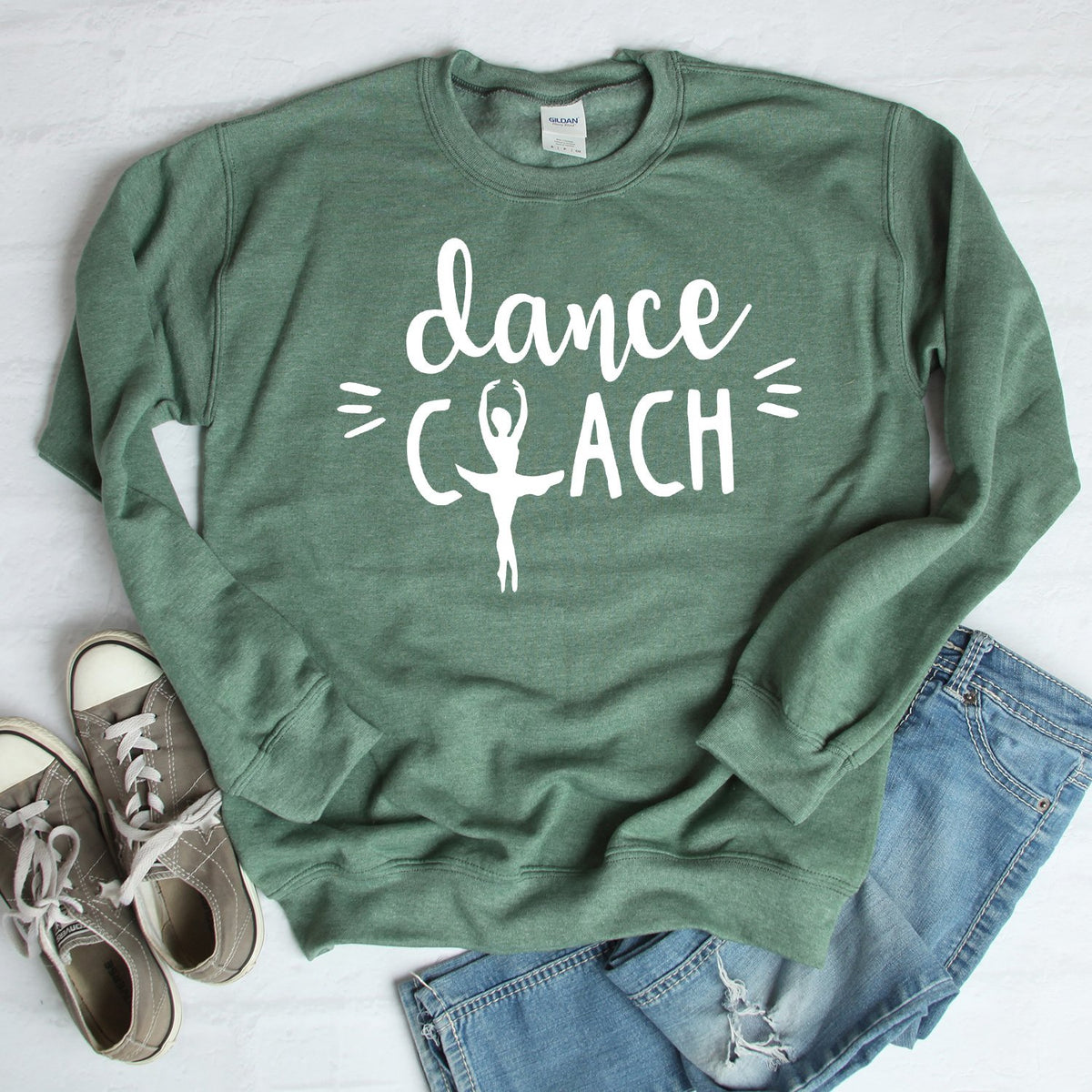 Dance Coach - Long Sleeve Heavy Crewneck Sweatshirt