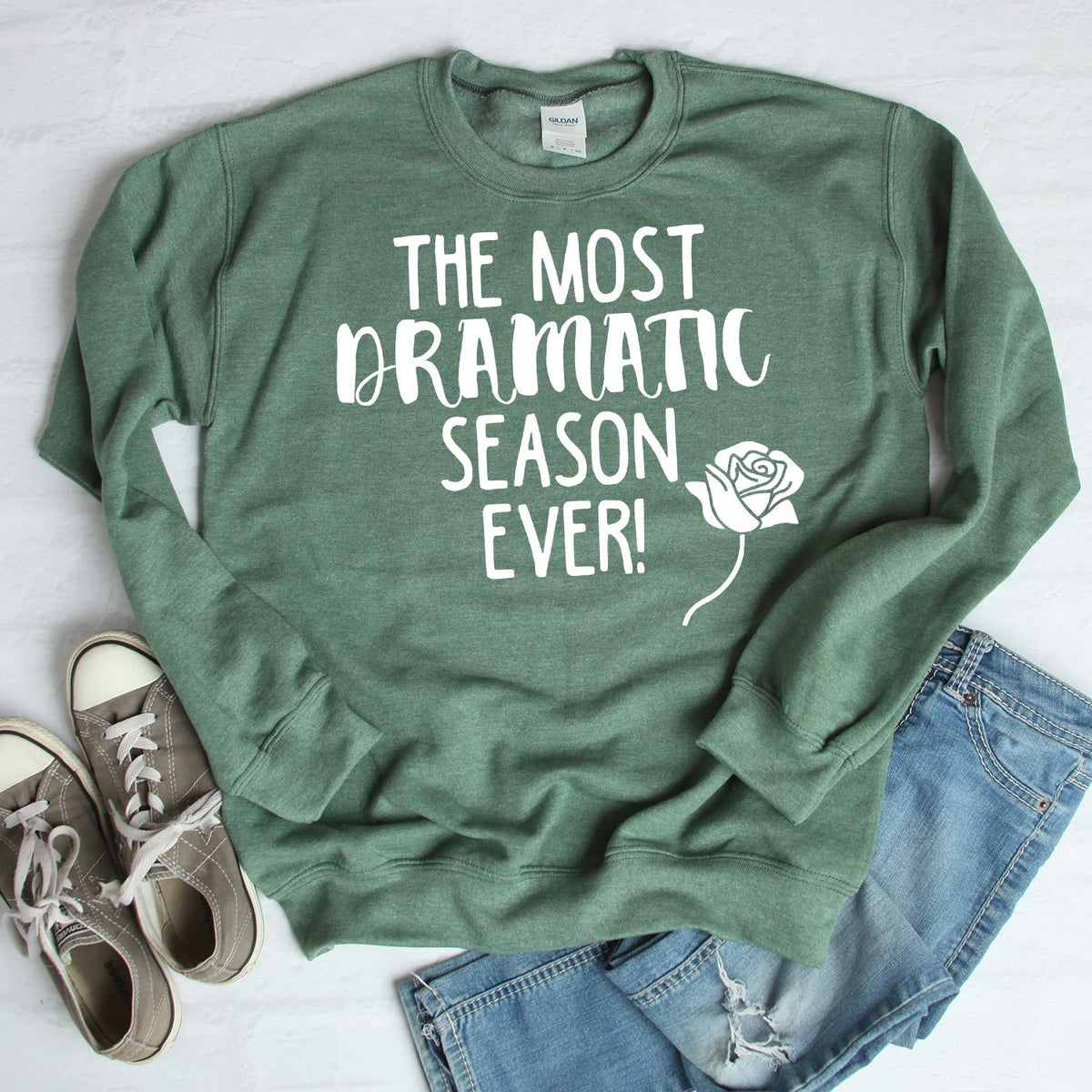 The Most Dramatic Season Ever The Bachelor - Long Sleeve Heavy Crewneck Sweatshirt