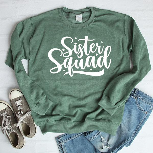 Sister Squad - Long Sleeve Heavy Crewneck Sweatshirt