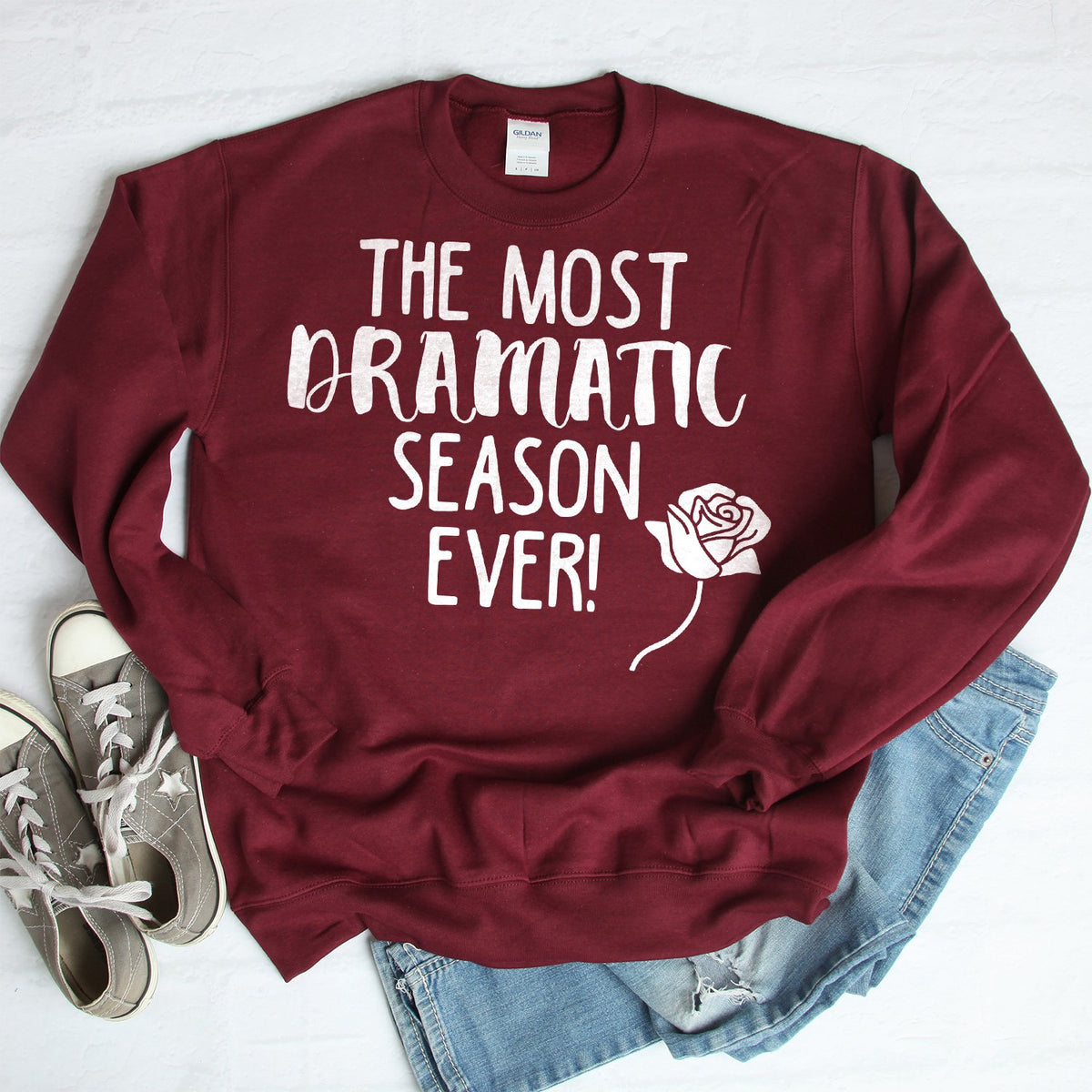The Most Dramatic Season Ever The Bachelor - Long Sleeve Heavy Crewneck Sweatshirt