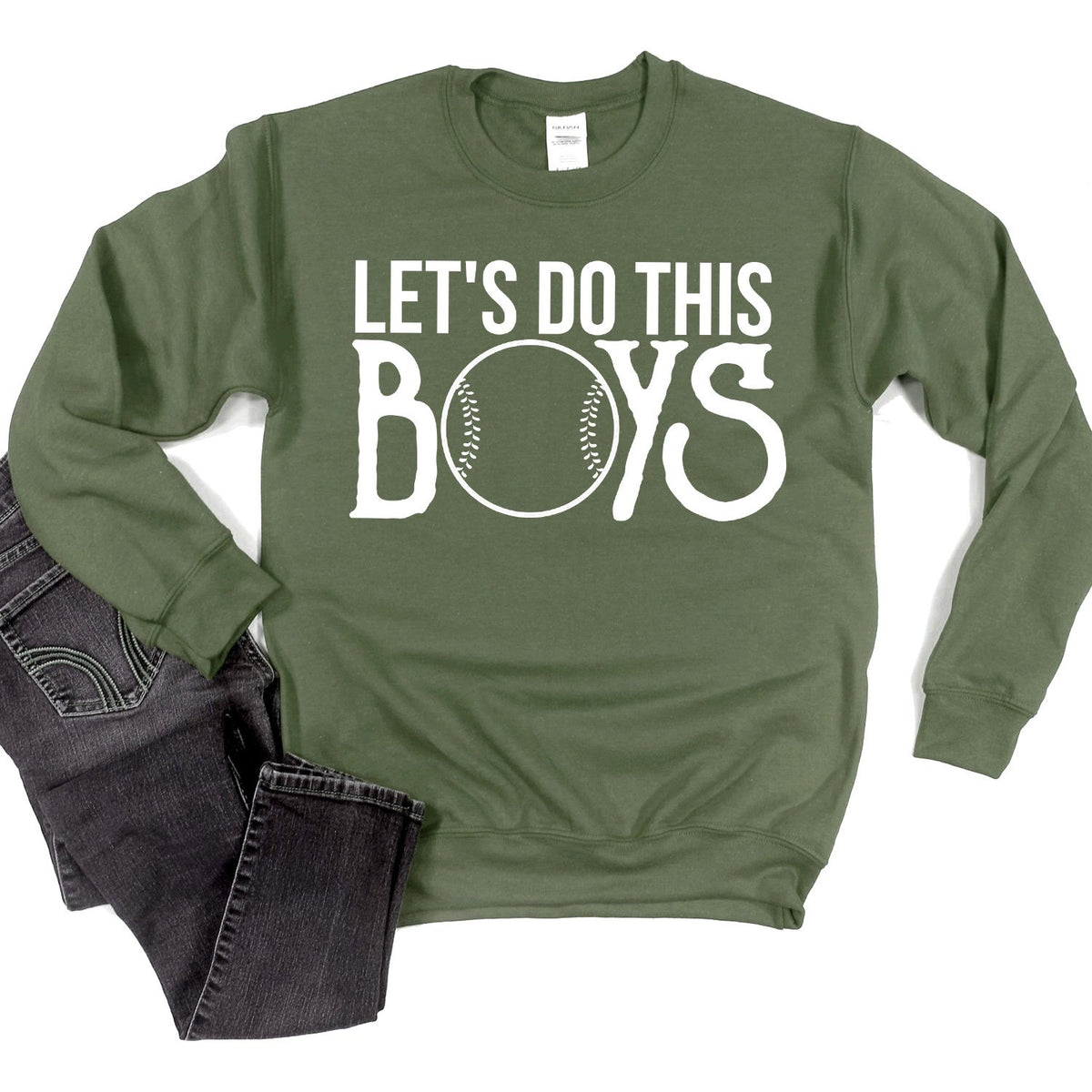Lets Do This Boys - Long Sleeve Heavy Crewneck Sweatshirt