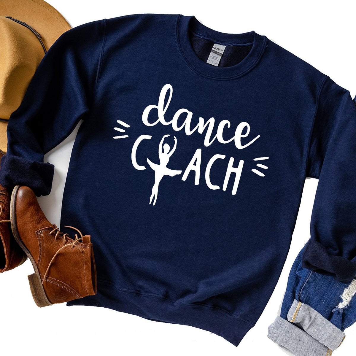 Dance Coach - Long Sleeve Heavy Crewneck Sweatshirt