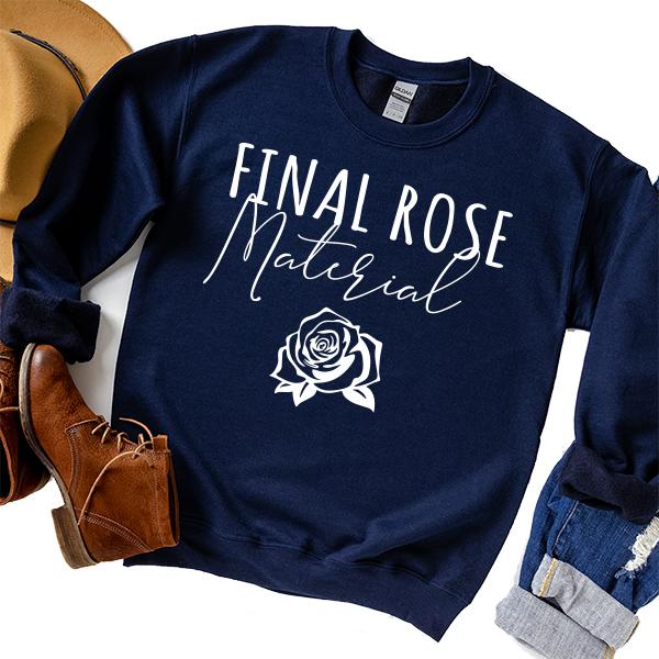 Final Rose Material - Long Sleeve Heavy Crewneck Sweatshirt