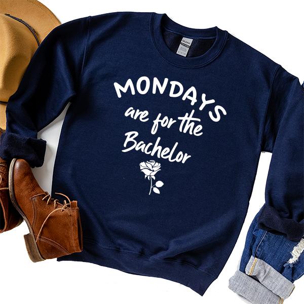 Mondays Are For The Bachelor - Long Sleeve Heavy Crewneck Sweatshirt