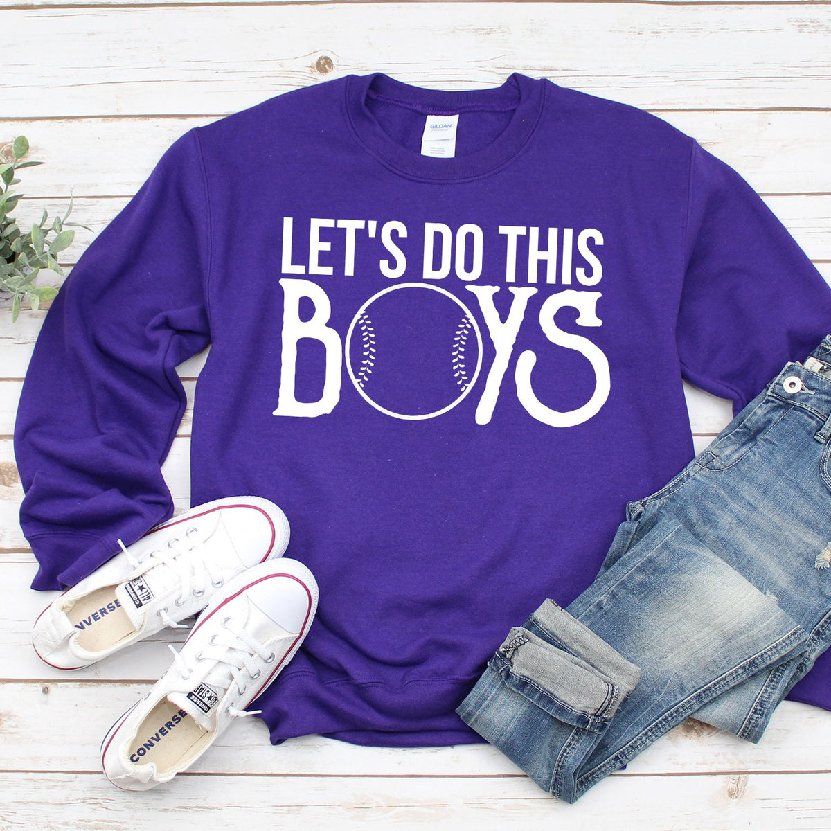 Lets Do This Boys - Long Sleeve Heavy Crewneck Sweatshirt