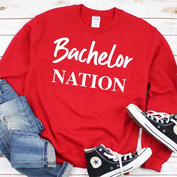 Bachelor Nation - Long Sleeve Heavy Crewneck Sweatshirt