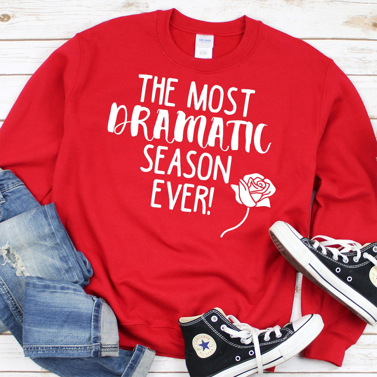 The Most Dramatic Season Ever The Bachelor - Long Sleeve Heavy Crewneck Sweatshirt