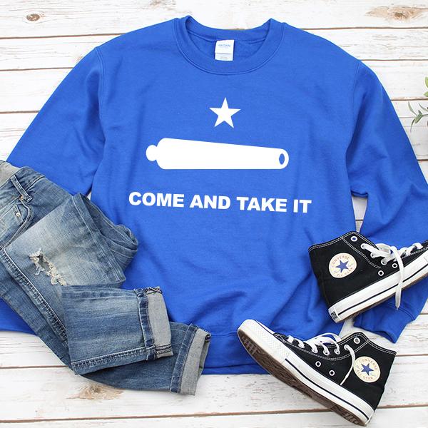 Come and Take It - Long Sleeve Heavy Crewneck Sweatshirt