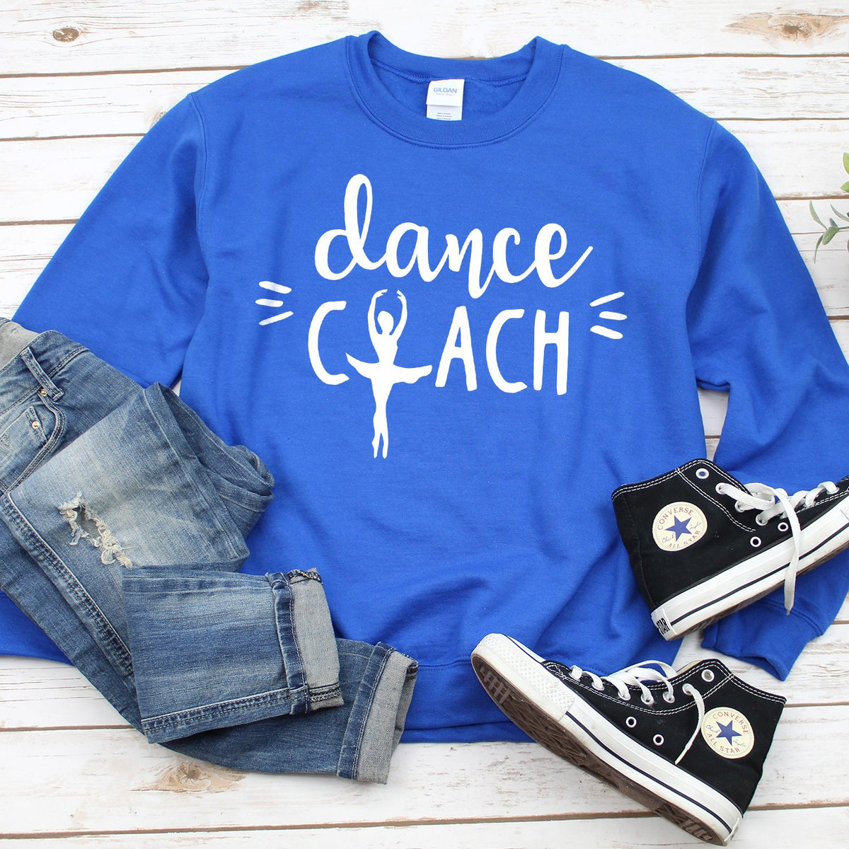 Dance Coach - Long Sleeve Heavy Crewneck Sweatshirt