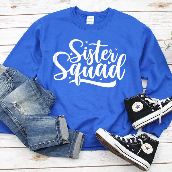 Sister Squad - Long Sleeve Heavy Crewneck Sweatshirt