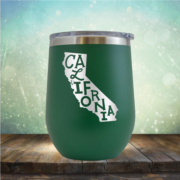 California Outline - Stemless Wine Cup