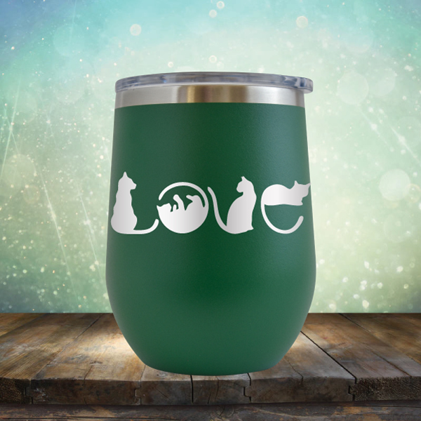 Cat Love - Stemless Wine Cup