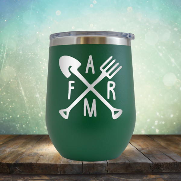 Farm Cross - Stemless Wine Cup