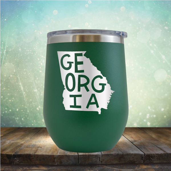 Georgia Outlines - Stemless Wine Cup